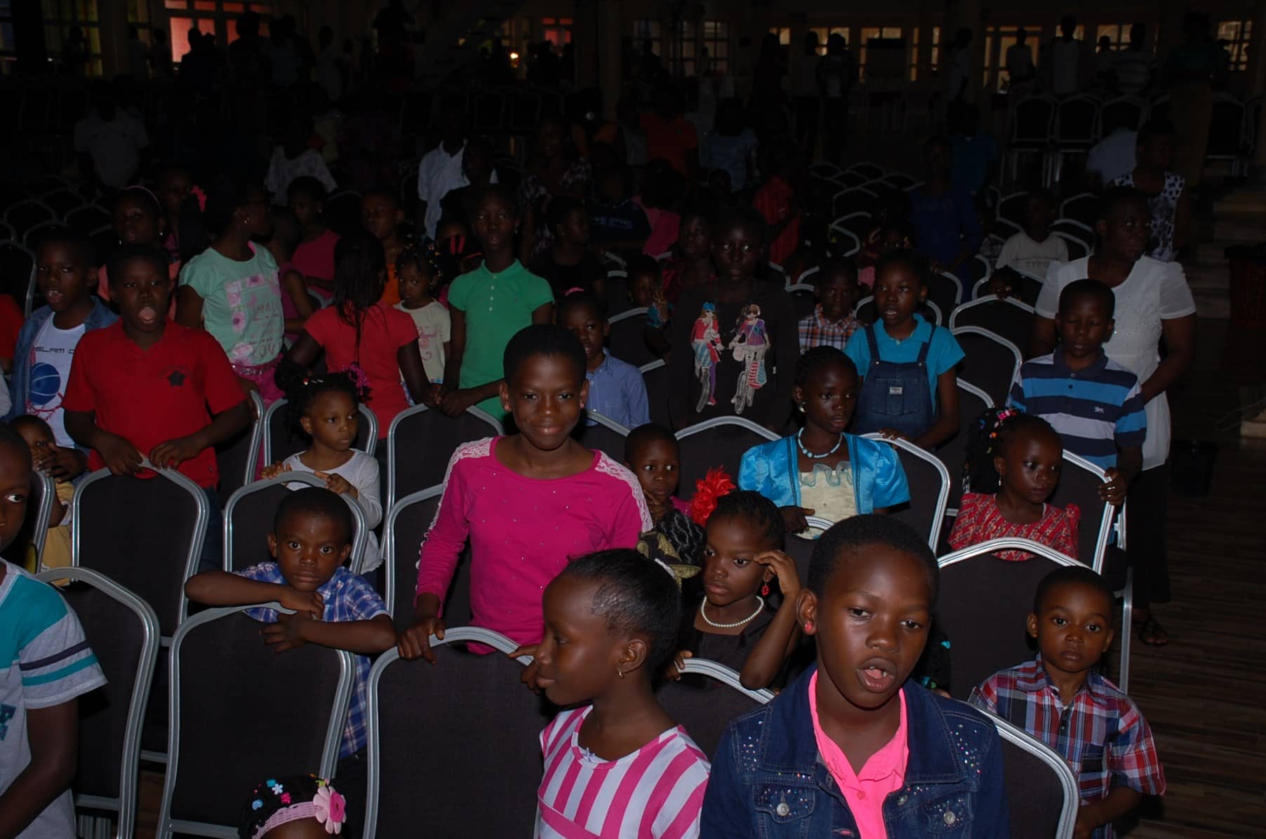 Cross section of participants at the funfair