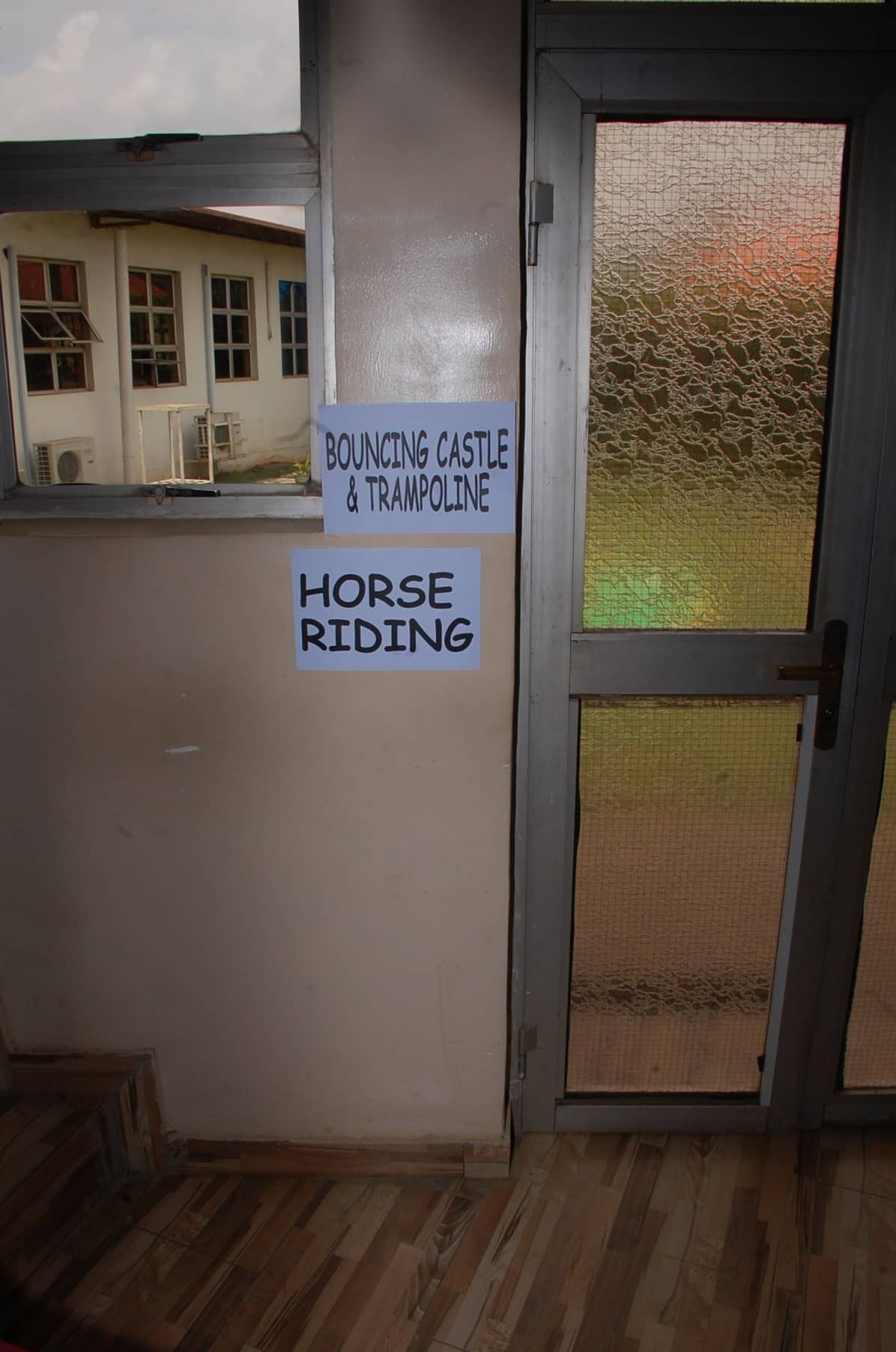 Door access to the video games, Table tennis and Film show and others