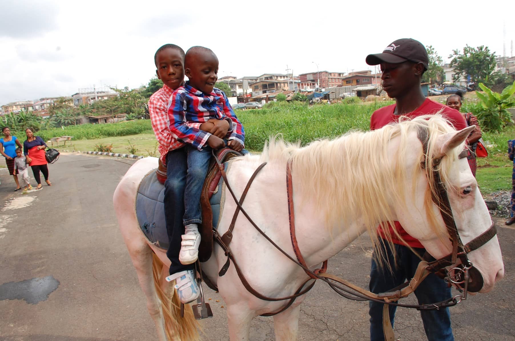 Participants also enjoyed horseback riding at the funfair